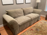 BEAUTIFUL MOSS/SAGE GREEN SOFA FOR SALE - $400