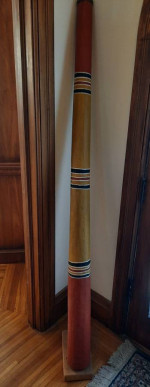 Didgeridoo by Australian Djalu, hand painted