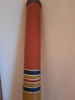 Didgeridoo by Australian Djalu, hand painted