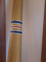 Didgeridoo by Australian Djalu, hand painted