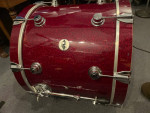 20" Dw Collector's Series Maple, X-Shell Bass Drum - Red Sparkle
