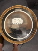 20" Dw Collector's Series Maple, X-Shell Bass Drum - Red Sparkle