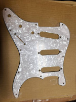 White Pearloid Pickguard