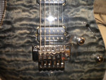 Beautiful Premium Cat Eye Grey Electric Guitar