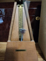 Vintage Seth Thomas Metronome De Maelzel Walnut Wood