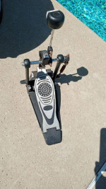 Various drums and kick pedal used