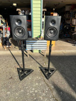 M Audio CX-8 Monitors and Onstage Stands