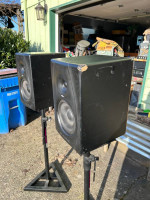 M Audio CX-8 Monitors and Onstage Stands