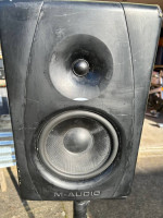 M Audio CX-8 Monitors and Onstage Stands