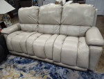 La-Z-Boy Leather Greyson Power Reclining Sofa