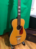 1960s Stella Harmony Parlor Guitar (Made in USA) w OHSC & Extras