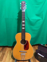 1960s Stella Harmony Parlor Guitar (Made in USA) w OHSC & Extras