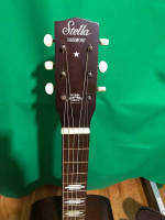 1960s Stella Harmony Parlor Guitar (Made in USA) w OHSC & Extras