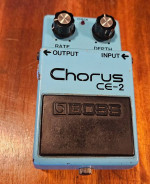 1980 Boss CE2 CE-2 Chorus Pedal Silver Screw