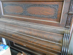F. Radle New York Cabinet Grand Piano.