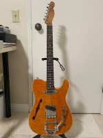Telecaster Thinline - Double-Bound Quilted Maple with Bigsby B5