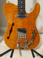 Telecaster Thinline - Double-Bound Quilted Maple with Bigsby B5