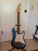 2016 Fender American Elite Stratocaster - Sky Metallic Burst Upgrades