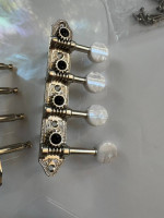 Mandolin Tuners and Tailpiece - Chrome