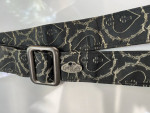Get'm Get'm Guitar Strap Black 2 in.