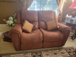 Brown Recliner couch/ sofa set