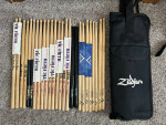13 sets of drumsticks with bag