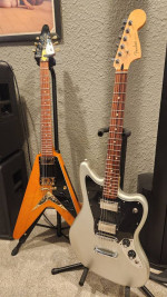 Dynamic Duo! Epiphone Amos V and Fender Jaguar HH! Trades OK!