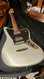 Best Fender Jaguar Deal on CL! Blacktop HH in Silver - Trades OK!