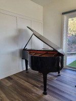 Nordiska 5' 6" Baby Grand Piano Glossy Black Finish