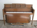 Reduced-Yamaha Upright Piano with Matched Bench