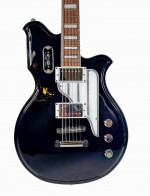 Airline Map Baritone Guitar Dean "Z-Glide" LTD - Less than 12 Made!