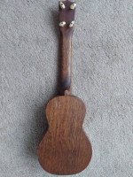 Vintage 1960s Hawaiian Mahogany Wood K Keiki Ukulele