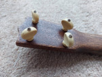 Vintage 1960s Hawaiian Mahogany Wood K Keiki Ukulele