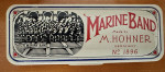 Hohner Marine Band G Harp Vintage. With case