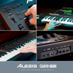 Alesis Q88 MKII - 88 Key USB MIDI Keyboard Controller Semi-Weighted