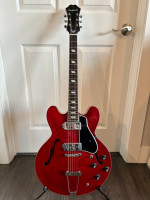2001 Epiphone Casino Cherry Red Hollow Body Electric Guitar - $800 OBO