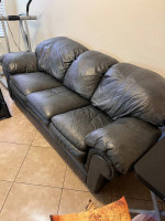 Italian leather sofa