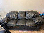 Italian leather sofa