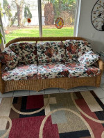 Rattan Sofa and Love Seat from Rubensteins