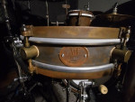 A&F drum co. 13 x 3 rude boy all brass snare drum