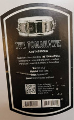 Mapex Tomahawk Nickel Plated Snare Drum