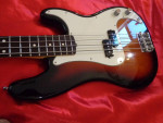 2010 Fender USA 60th Anniversary Precision Bass Guitar Sunburst.