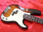 2010 Fender USA 60th Anniversary Precision Bass Guitar Sunburst.