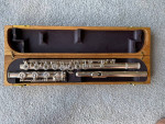 Powell Signature Series all Silver Professional Flute, Offset