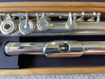 Powell Signature Series all Silver Professional Flute, Offset