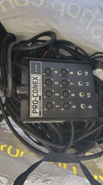 Mixer. Amplifier, Equalizer, Pro-Conex