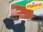 VIGORO 4 ft. x 4 ft. x 15 in. White Vinyl Raised Garden Bed