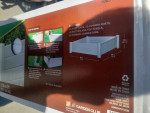 VIGORO 4 ft. x 4 ft. x 15 in. White Vinyl Raised Garden Bed