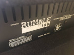 Fender 100watt Rumble Bass Combo Amp LOUD
