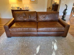 Neat Maxwell Leather Sofa Couch